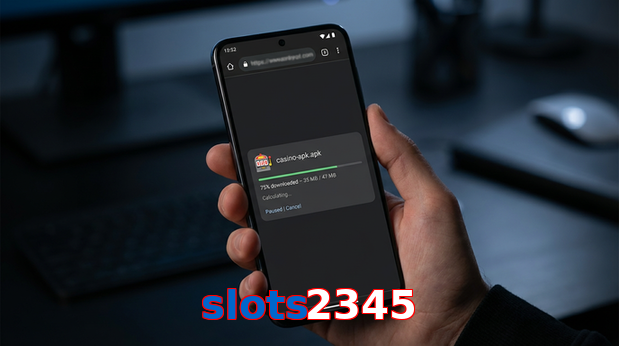 Main screen of Slots2345 apk page for PK players