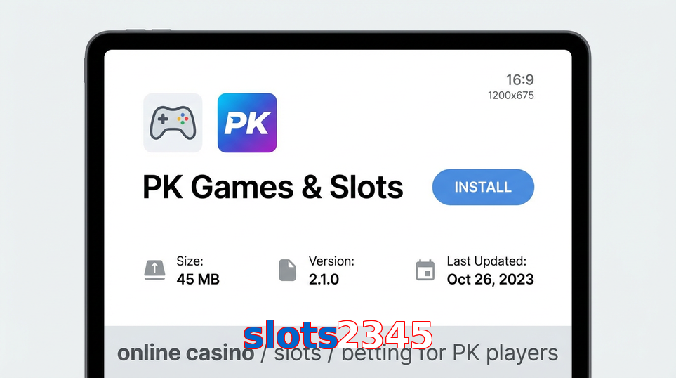 Game list for Slots2345 gameapk section